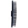 Delight brush rubber, on hand, metal teeth, black