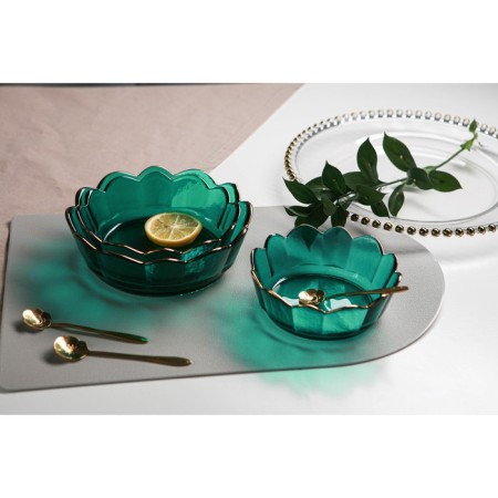 Glass Figure Salad "Flower", 500 ml, 15 × 5 cm-4