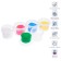 Modeling dough, 5 colors, 450 g, eco on a plant basis, cardboard
