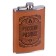Flask for alcohol and water, 270 ml, "Russian scope", stainless steel, gift, 9 oz