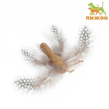 A toy for cats made of pressed cat mint 