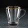 Golden Kaima mug, glass, 250 ml