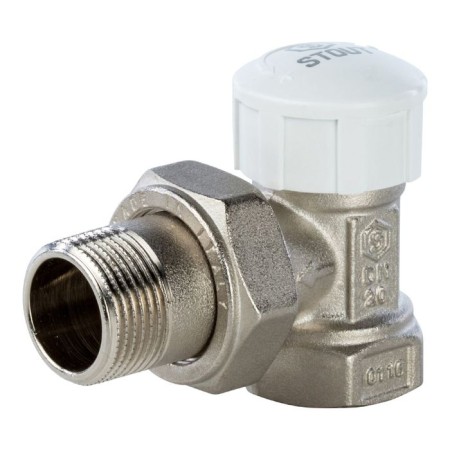 Thermostatic valve Stout SVT-0004-000020, 3/4 ", corner