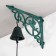 Bell souvenir cast iron "Angel in a circle" Green 22x7x16.2 cm