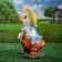 Garden figure "Duck with a pickle" 30cm