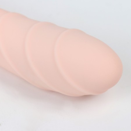 Massage vibrator, 10 modes, 22 x 3 cm, USB ZU, pink-3