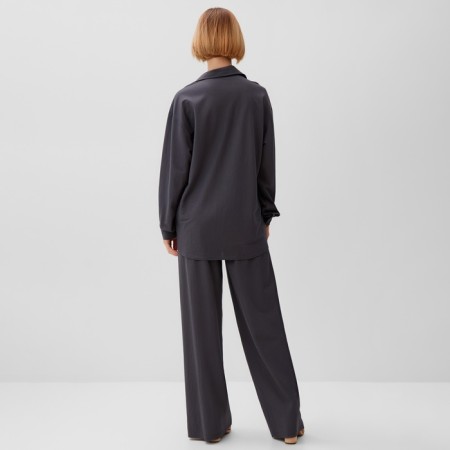 Female set (shirt, trousers) minku: Home Collection Graphite Color, Rr. 46-8
