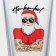 High glass glass "Konik. Hipster Santa Claus ", 570 ml, mix