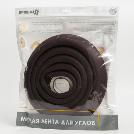 Ribbon for angles, 2 m., Width 5 cm., Brown color-4
