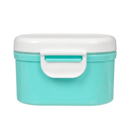 Container for storing baby food, with a spoon, 350 ml., Mix color