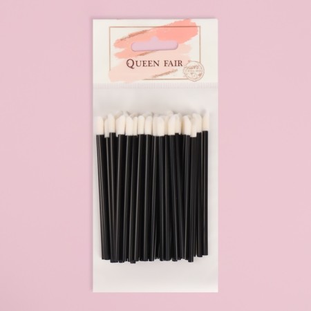 Applicators for lipstick and shine, set - 50 pcs, 9 cm, black color-3