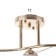Akvil chandelier 3he27 40W gold 58x26 cm