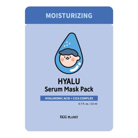 Facial face mask Daeng Gi Meo Ri Egg Planet Hyalu Serum Mask Pack, moisturizing, 22 ml
