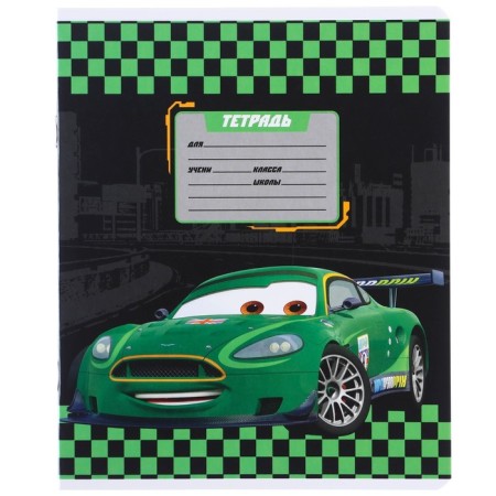 Notebook in a ruler of 12 sheets, 5 types of mix, cover coated cardboard, cars-6