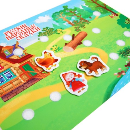 Velcro game "Fun Velcro. Russian folk tales" Mini-4