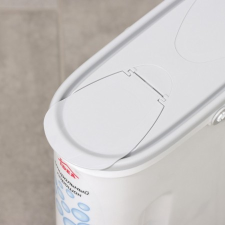 Container for washing powder, 5 l, 11 × 24.6 × 32 cm, color gray color-8