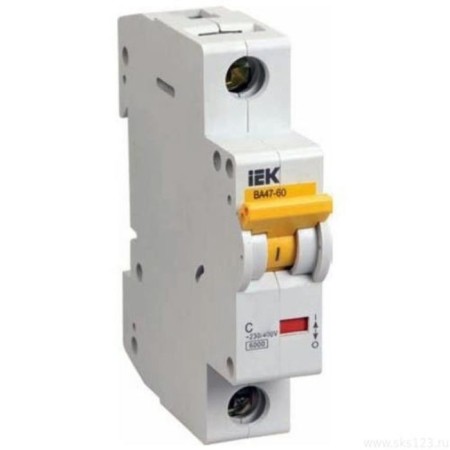 Switch aut. Maud. IEK MVA31-1-025-C, 1P, C, 25A, VA47-60, 6ka