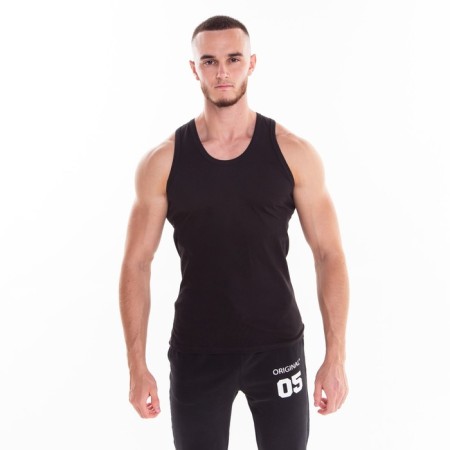 T -shirt male, black color, size 56