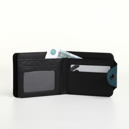 Wallet on the button, the color is green-6