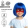 Carnival set "lady" mask, wig