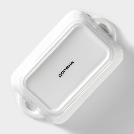 Baking form of heat -resistant ceramics of the Lanzo, 16 × 9.2 cm, white color-3