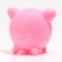 Pig's squeak toy for dogs, 11.4 x 10 x 10 cm, pink