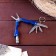 Multitul 6V1 with a flashlight, glossy hilt,