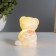 Nightlight "Bear with a rose" 2W LD LR44 white 4x5.5x7cm