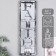 Climber Plastic, glass for 1 candle "Reflection of faith" D-4 cm old. silver 8x12x41 cm