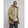 Extensive male winter park, size 58, green color