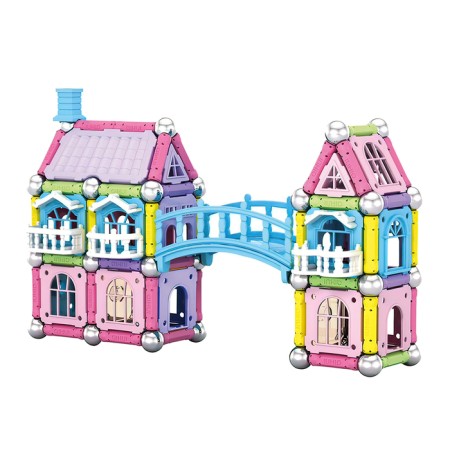 Magnetic designer "Build your home", 150 parts-1