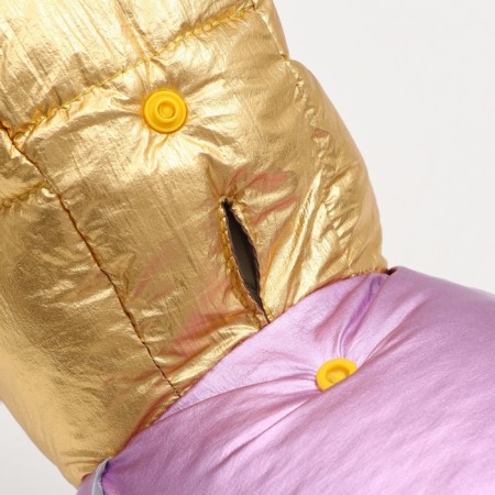 The overalls "glare" with a weight, size12 (ds 28 cm, og 38 cm, Osh 27 cm), gold-lavender-9