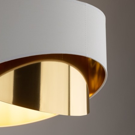 Suspended lamp TK Lighting Grant White 4820, E27, 1x40W, 380x380 mm, white color-2
