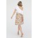 Skirt with folds of viscose, size 42