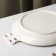Ceramic Ceramic dish, 23 × 18 cm, white color