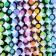 Festive curtain "Balls", 100 × 200 cm