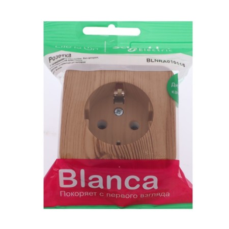 SEM SE BLANCA, 16 A, 250 V, invoice, with salary, IP20, ash, Blnra010115-1