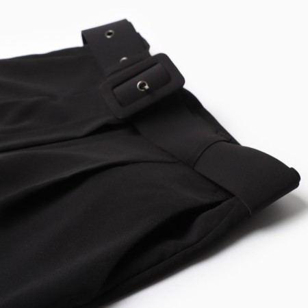 Women's pants, black color, size XL (48)-5