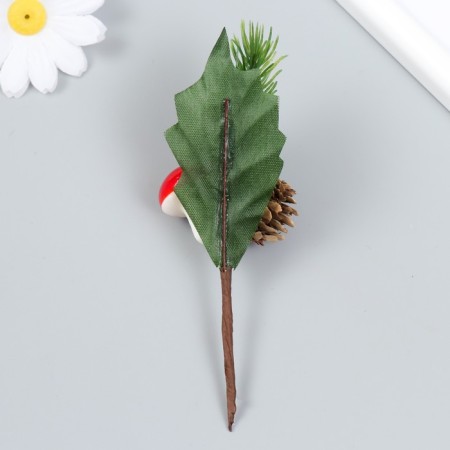Decor for creativity "Frigs ate with snow and bump" 13 cm-2
