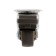 Furniture wheel Cappio d = 25, with a stop, rotary, soft move, tpr coating