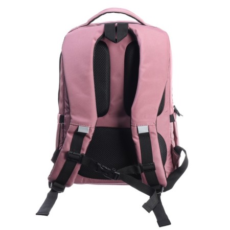 School backpack, 39 x 26 x 17 cm, Grizzly, ergonomic back, pink-4