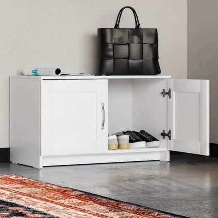 Tumba 2-door low Sirius, 782 × 412 × 471 mm, white color-3