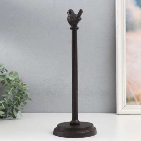 Souvenir Chugun Holder d/towel "Bird" 12x12x33 cm-1