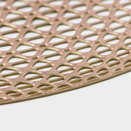 Set of serving napkins on the table “Sphere”, d = 35.5 cm, 4 pcs, color gold-3