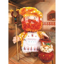 The set of the textile toy 
