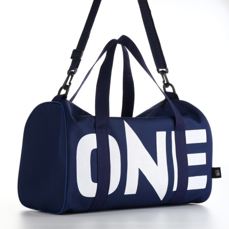 Female sports bag, textura, small size, blue color-2