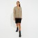 Cardigan female minku, beige color, size 50