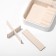 Organizer for storing jewelry "Portable box", 10.5 × 10.5 × 5 cm, white color