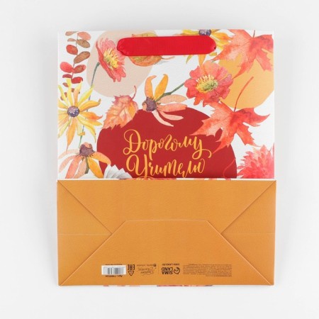 Package Gift Laminated Vertical, Packaging, "Dear Teacher", ML 27 x 23 x 11.5 cm-4