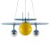 Airpower "1x40W E27+2XE14 40W Blue 52x57x68 cm Bayerlux